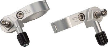Paul Component Engineering Thumbies Shifter Mounts, Shimano 22.2mm Silver PAA Thumb Shifter Conversion Kit