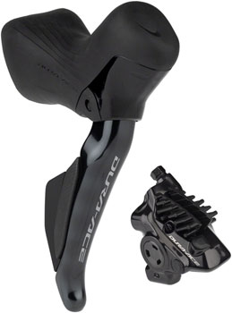 Shimano Dura-Ace ST-R9270-RF Di2 Shift/Brake Lever with BR-R9270 Hydraulic Disc Brake Caliper - Right/Rear, 12-Speed, Flat Mount, Black EA Hydraulic Brake/Shift Lever, Drop Bar