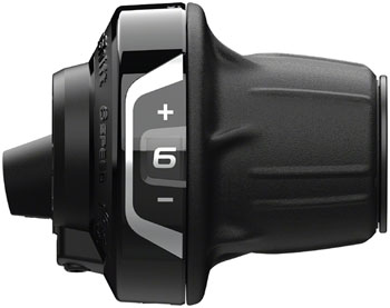 Shimano Revoshift SL-RV400-6R Twist Shifter - Right, 6-Speed, with Optical Gear Display EA Shifter, Flat Bar-Right
