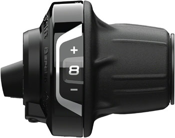 Shimano Revoshift SL-RV400-8R Twist Shifter - Right, 8-Speed, with Optical Gear Display EA Shifter, Flat Bar-Right