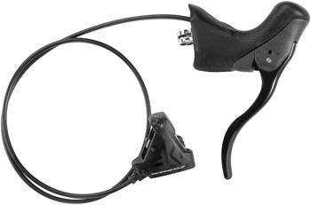 Campagnolo EKAR Ergopower Control Brake Lever and Disc Brake Caliper - Front, 1x13-Speed, 140mm Hydraulic Caliper Black EA Hydraulic Brake/Shift Lever, Drop Bar
