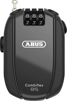 Abus Combiflex Break Retractable Combo Lock - 85cm, Black EA Cable Lock