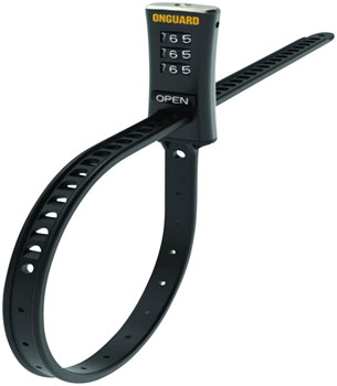 OnGuard ZipLock Combo Lock - Black EA Cable Lock