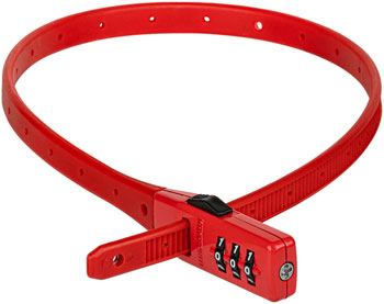 Kryptonite Click Lock Combo Lock - 530mm, Red EA Cable Lock