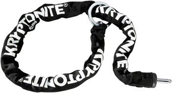 Kryptonite 912 Plug-In Chain Lock - For Ring Lock, 9mm, 120cm Length, Black EA Wheel/Frame Lock