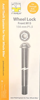 Pinhead Thru-Axle Wheel Lock Front - M15 x 156 x P1.5 EA Wheel/Frame Lock