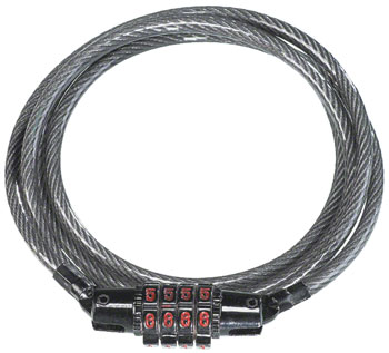 Kryptonite KryptoFlex Keeper 512 4-Digit Combo Cable Lock: 4' x 5mm EA Cable Lock