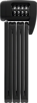 Abus BORDO Lite 6055C/85 Folding Lock - Combination, SH Bracket, 2.8', 5mm, Black, Black EA Folding Lock
