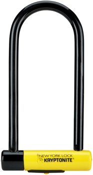 Kryptonite New York LS U-Lock, 4x10.25, Black/Yellow EA U-Lock