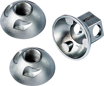 Pinhead M10 Solid Axle Locking Nuts EA Wheel/Frame Lock