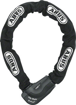 Abus Keyed Chain Lock Granit City XPlus Chain (110cm): Black EA Chain Lock