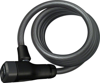 Abus Star 4508 Keyed Coiled Cable Lock: 150cm x 8mm, Black EA Cable Lock