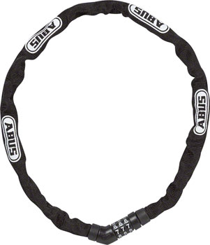 Abus Steel-O-Chain 4804C Combination Lock: 75/4mm, Black EA Chain Lock