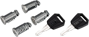 Thule 450400 One-Key Lock System 4 Pack SET Rack Accessories
