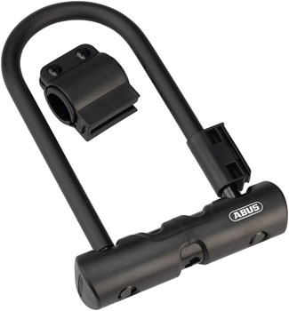 Abus Ultra 410 U-Lock - 3.9 x 7", Keyed, Black, Includes bracket EA U-Lock
