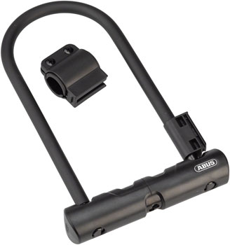 Abus Ultra 410 U-Lock - 3.9 x 9", Keyed, Black, Includes bracket EA U-Lock