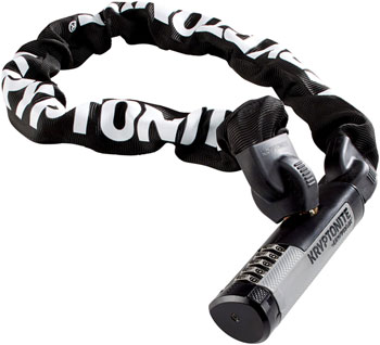 Kryptonite KryptoLok 990 Chain Lock with Combination: 2.95' (90cm) EA Chain Lock