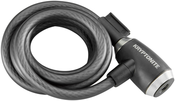Kryptonite KryptoFlex 1218 Cable Lock - with Key, 6' x 12mm EA Cable Lock