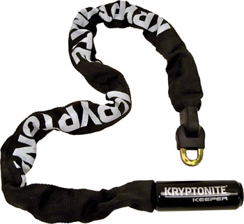 Kryptonite Keeper 785 Integrated Chain Lock - 85cm (2.8'), 7mm, Keyed, Black EA Chain Lock