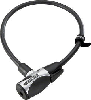Kryptonite KryptoFlex 1265 Cable Lock - Keyed, 65cm x 12mm, Black EA Cable Lock