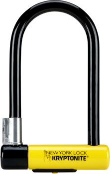 Kryptonite New York U-Lock - 3.25 x 6", Keyed, Black EA U-Lock