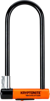 Kryptonite Evolution Series U-Lock - 4 x 11.5", Keyed, Black, Includes bracket EA U-Lock