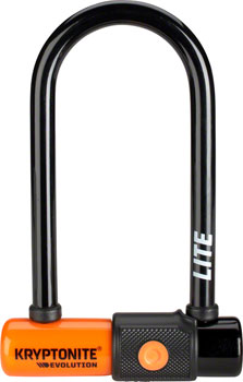 Kryptonite Evolution Series U-Lock - 2.75 x 5.9", Keyed, Black EA U-Lock