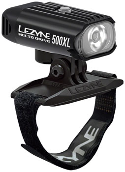 Lezyne Hecto Drive 500XL Rechargable Headlight - 500 Lumens, Black EA Headlights