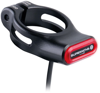 Supernova TL3 Mini 6V Seatpost Light - 27.2mm, Black EA Taillight