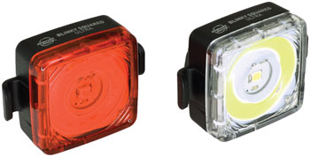 Planet Bike Blinky Square Ultra Headlight/TaillightSet EA Headlight & Taillight Set