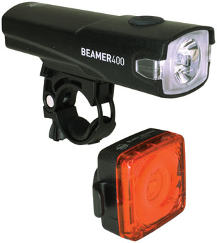 Planet Bike Beamer 400+/Blinky Ultra Headlight/TaillightSet EA Headlight & Taillight Set