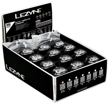 Lezyne KTV Drive 300+ Headlight - Box of 12 SET Headlights