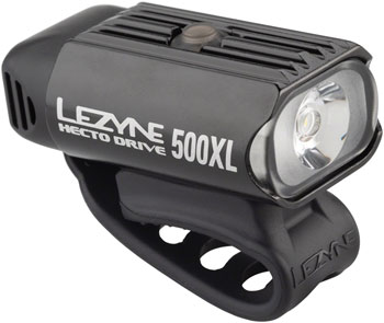 Lezyne Hecto Drive 500XL Headlight: Gloss Black EA Headlights