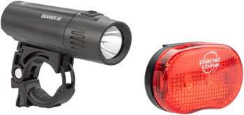 Planet Bike Beamer 80 Headlight and Blinky 3 Taillight Set EA Headlight & Taillight Set