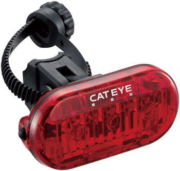 CatEye Omni3 LED Taillight: Black EA Taillight