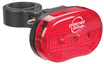Planet Bike Blinky 3 Taillight: Red/Black EA Taillight
