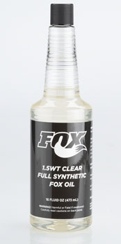 FOX 1.5 Weight Clear Seatpost Fluid, 16 oz BOT Suspension Tools