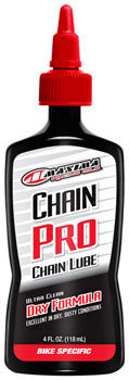 Maxima Racing Oils BIKE Chain Pro Dry Formula - 4oz, Drip EA Lube