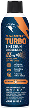 White Lightning Clean Streak Turbo Bike Chain Degreaser - 18oz EA Degreaser