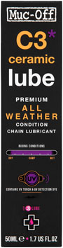 Muc-Off C3 Ceramic All Weather Lube - 50ml EA Lube