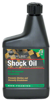 Finish Line Shock Oil 2.5 Weight, 16oz EA Suspension Tools