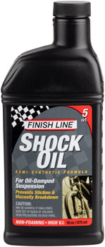 Finish Line Shock Oil 5 Weight, 16oz EA Suspension Tools
