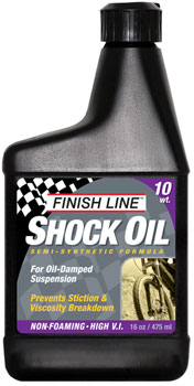 Finish Line Shock Oil 10 Weight, 16oz EA Suspension Tools