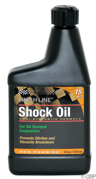 Finish Line Shock Oil 15 Weight, 16oz EA Suspension Tools