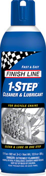 Finish Line 1-Step Cleaner and Bike Chain Lube - 17oz, Aerosol EA Lube