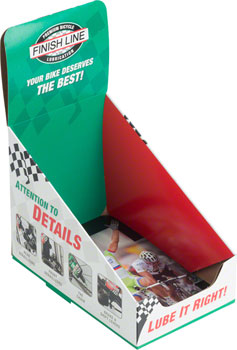 Finish Line POP Box for 4oz Chain Lubricants EA Lubricant, Lube Tool, Cleaner Display