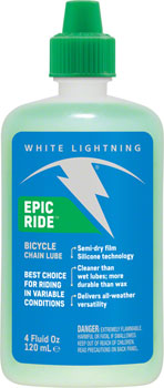 White Lightning Epic Ride Bike Chain Lube - 4 fl oz, Drip EA Lube