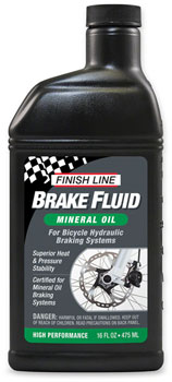 Finish Line Mineral Oil Brake Fluid - 16oz EA Brake Tools