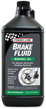 Finish Line Mineral Oil Brake Fluid - 32oz EA Brake Tools