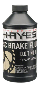 Hayes DOT 4 Brake Fluid, 12oz EA Brake Tools